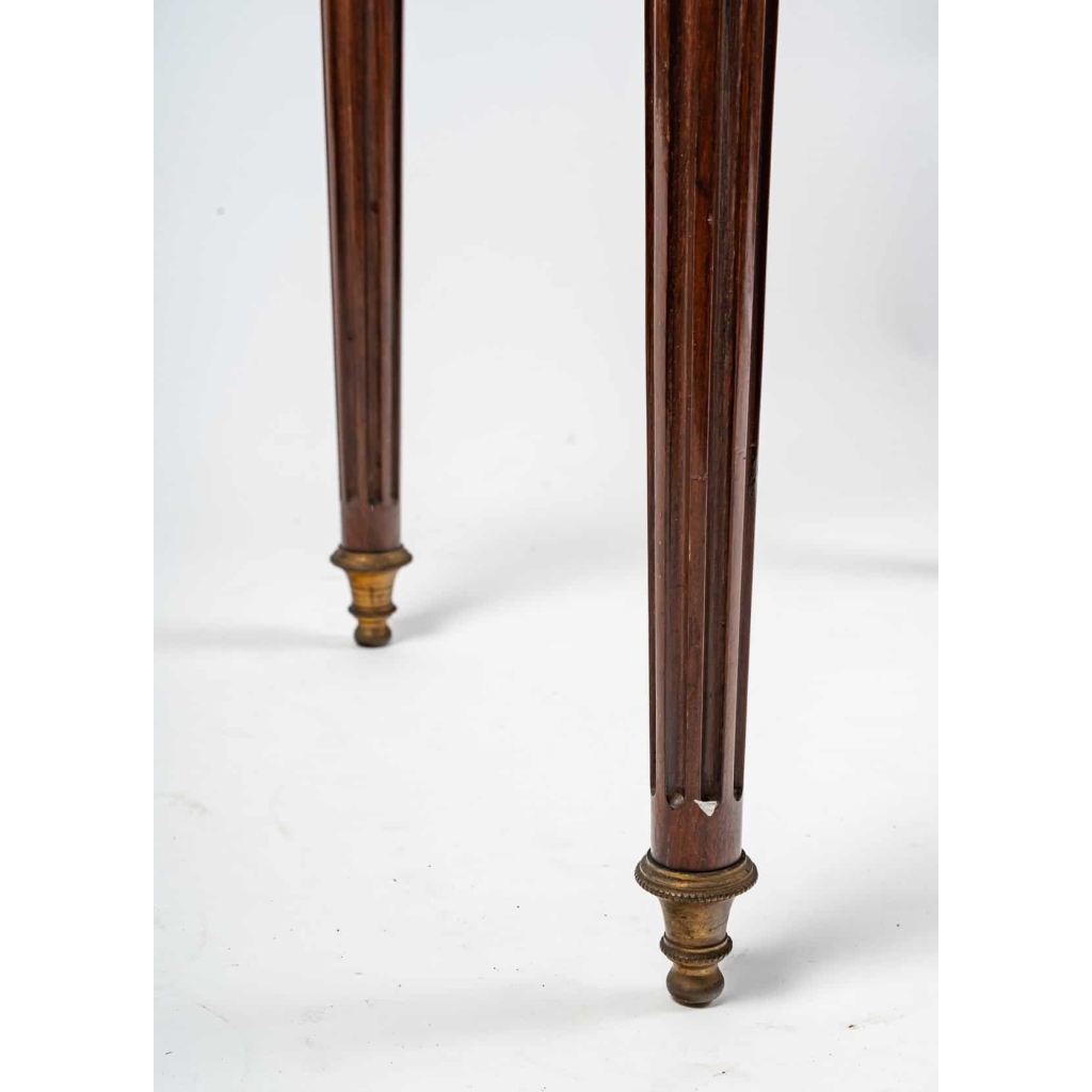 Guéridon en bois et bronze ciselé et doré XIXème siècle