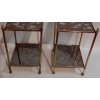 1950/70′ Paire de Bouts de Canapés Bronze, Style Maison Baguès 40 X 32 cm