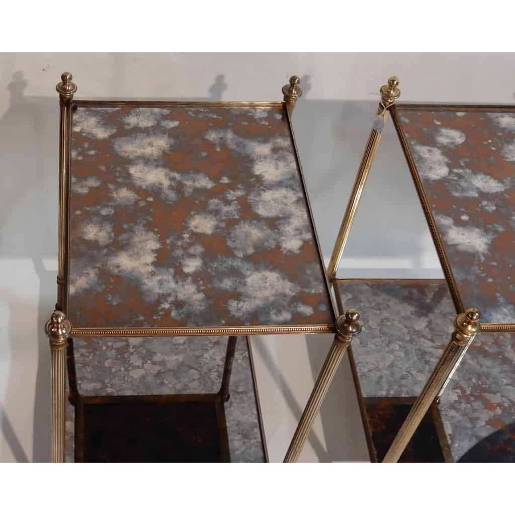1950/70′ Paire de Bouts de Canapés Bronze, Style Maison Baguès 40 X 32 cm