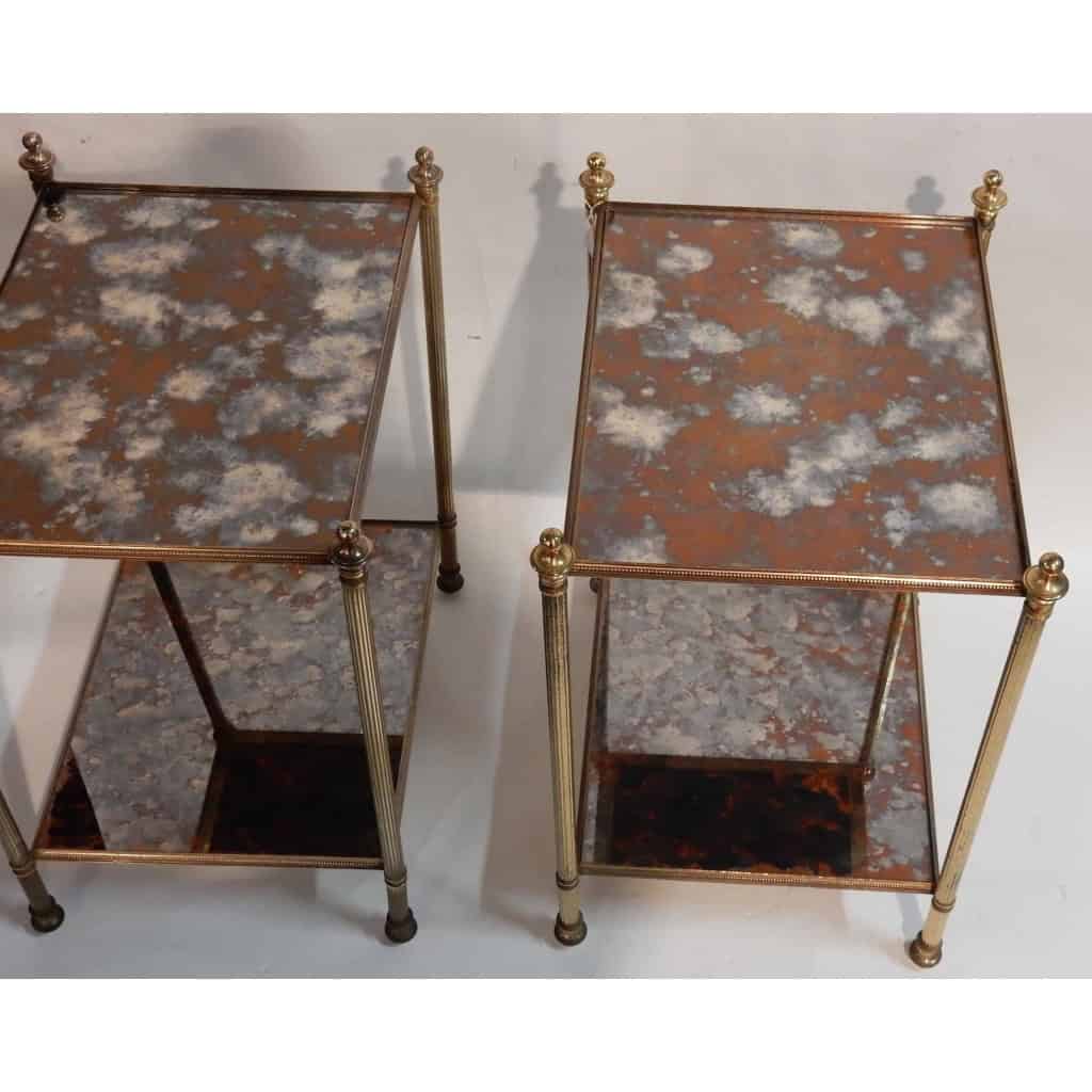 1950/70′ Paire de Bouts de Canapés Bronze, Style Maison Baguès 40 X 32 cm