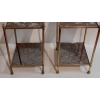 1950/70′ Paire de Bouts de Canapés Bronze, Style Maison Baguès 40 X 32 cm