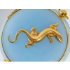 Bonbonnière en verre sablé, ornée d’un lézard doré, XIXe siècle, Napoléon III. | Biron Bonbonnière en verre sablé, ornée d'un lézard doré, XIXe siècle, Napoléon III.