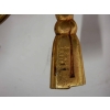 1950/70′ Paire d’Appliques en Bronze Doré Avec Miroir Convexe Signée Petitot | Biron 1950/70′ Paire d’Appliques en Bronze Doré Avec Miroir Convexe Signée Petitot