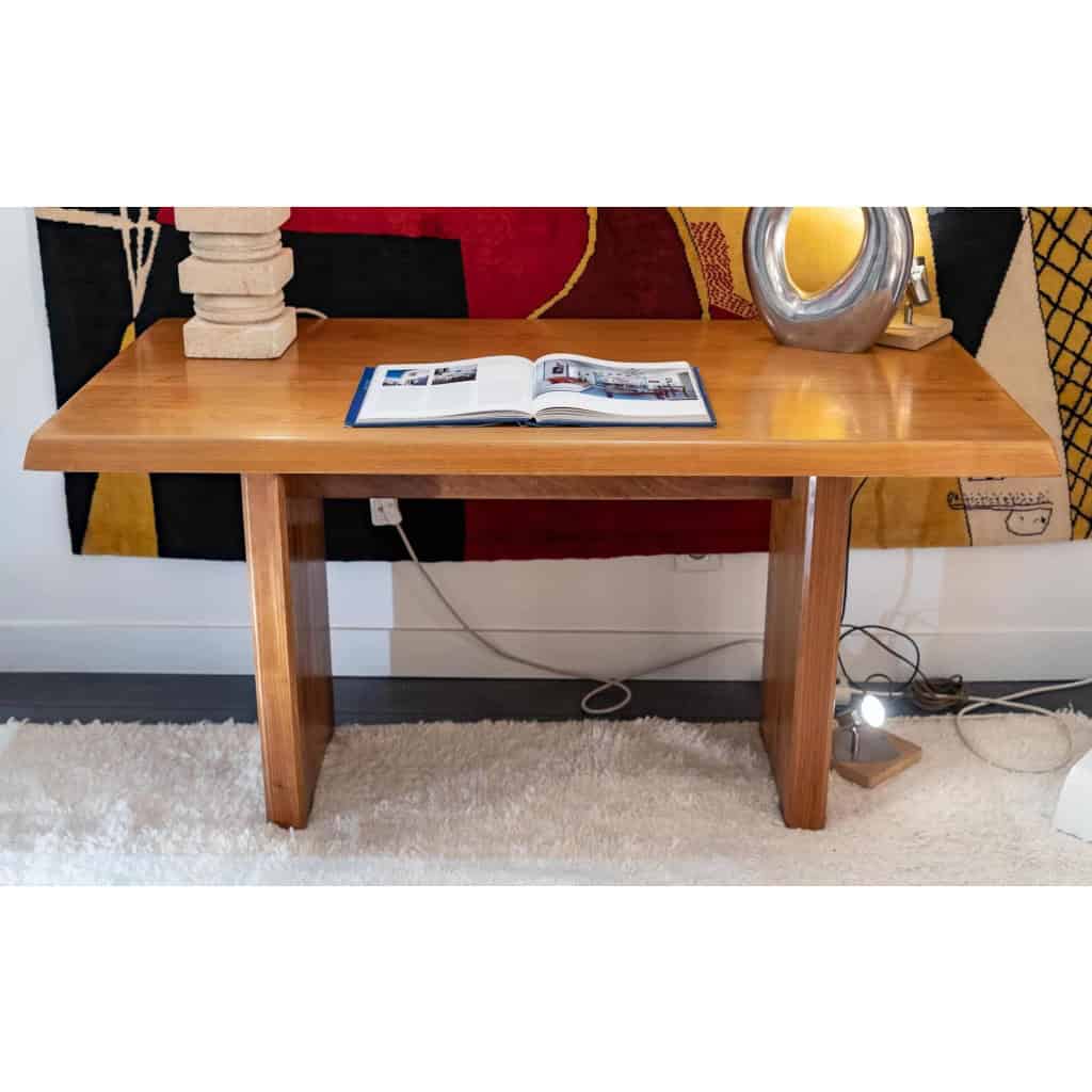 Pierre Chapo, Table en orme modèle T14A, années 1960 | Biron Pierre Chapo, Table en orme modèle T14A, années 1960