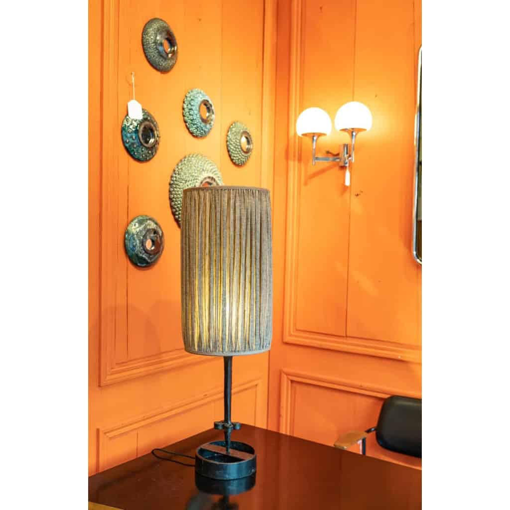 Jean Touret, Lampe en fer forgé, années 1950 | Biron ||||||