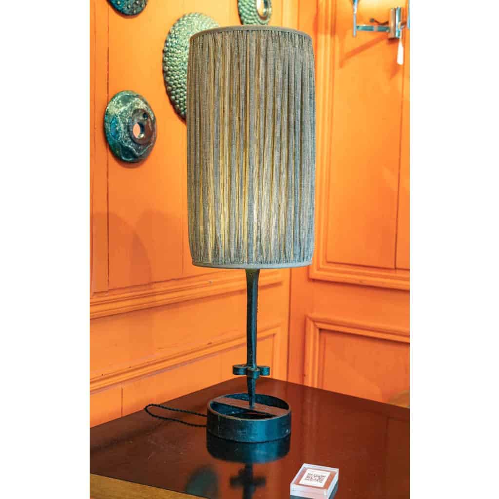 Jean Touret, Lampe en fer forgé, années 1950 | Biron Jean Touret, Lampe en fer forgé, années 1950