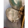 1970’Applique Papillon en Bronze ou Laiton, Duval Brasseur Ou Isabelle Faure, 1 Ampoule, Ailes d’Agate : 30 X Hauteur 38 | Biron 1970’Applique Papillon en Bronze ou Laiton, Duval Brasseur Ou Isabelle Faure, 1 Ampoule, Ailes d’Agate : 30 X Hauteur 38
