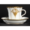 Tasse blanche et or, Sèvres 1930 | Biron ||||||||||