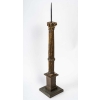 Pique cierge en bois sculpté, XIXème siècle