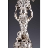 ORFEVRE MERITE – Paire de candélabres zoomorphe en argent massif XIXe siècle | Biron Merite - Paire de candélabres zoomorphe en argent massif XIXe siècle