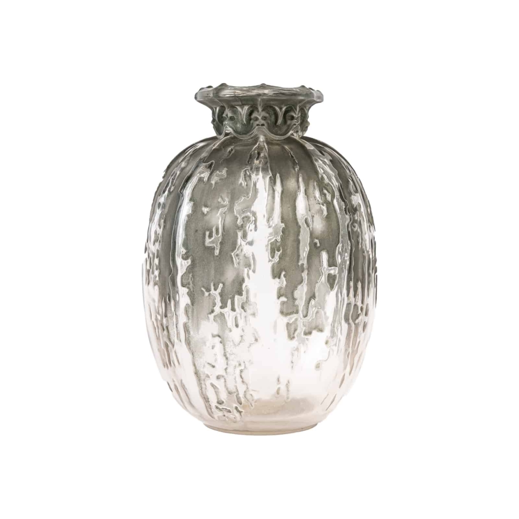 René LALIQUE (1860-1945) : Vase « Fontaines » couvert (1912) | Biron ||||||||