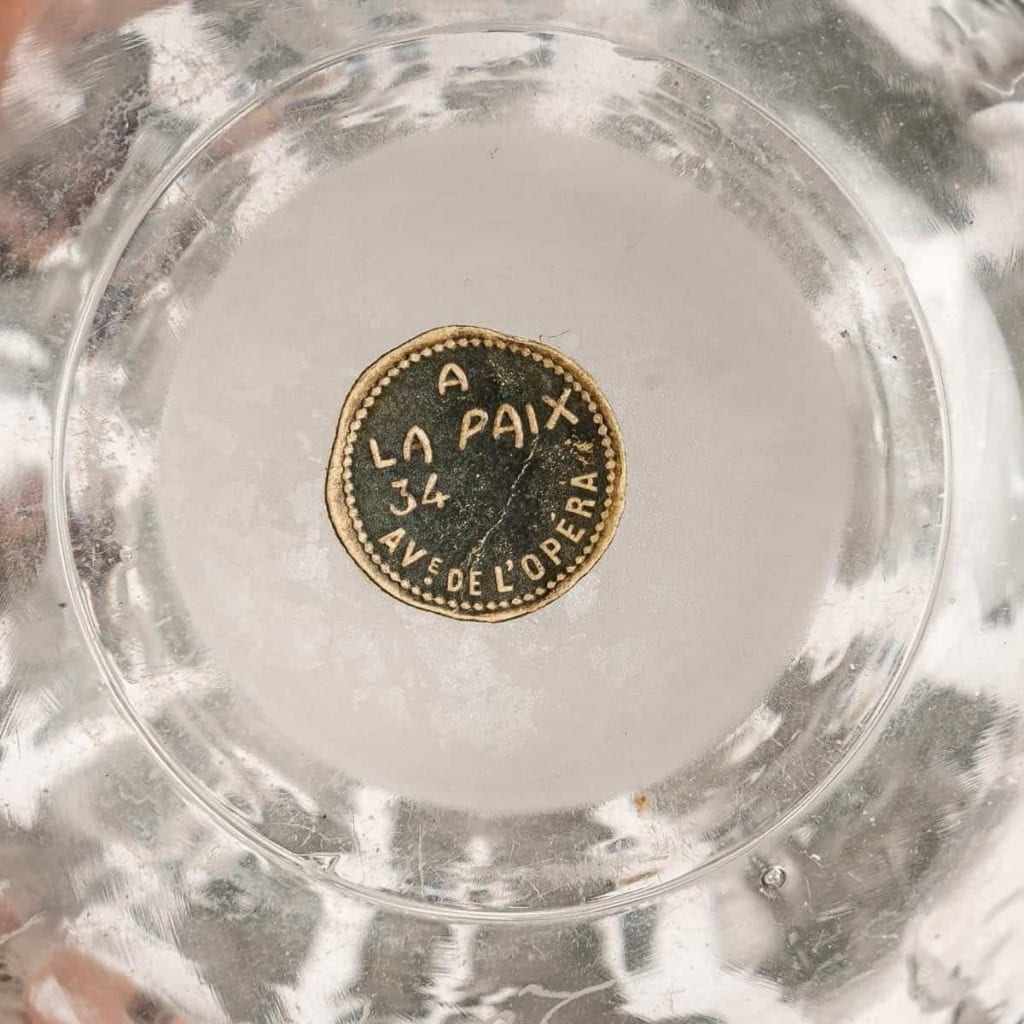 René LALIQUE (1860-1945) : Vase « Fontaines » couvert (1912) | Biron René LALIQUE (1860-1945) : Vase "Fontaines" couvert (1912)