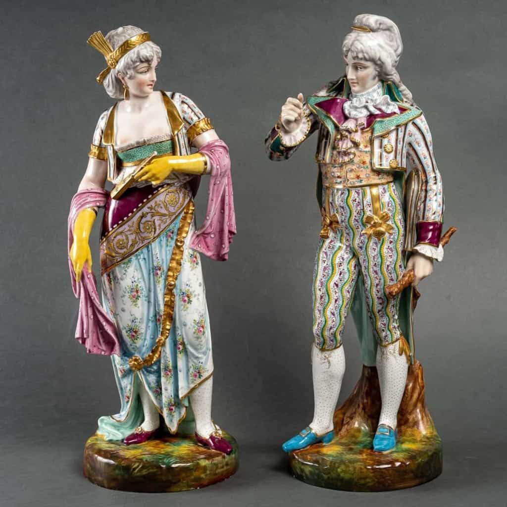Un couple galant par David Haviland, 1855 | Biron ||||||||||||||