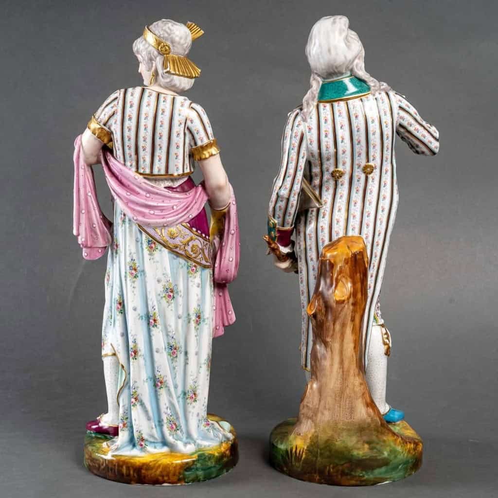 Un couple galant par David Haviland, 1855 | Biron Un couple galant par David Haviland, 1855