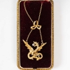 Pendentif « Chimère « Art-nouveau » pouvant se transformer en broche en or | Biron ||||||||