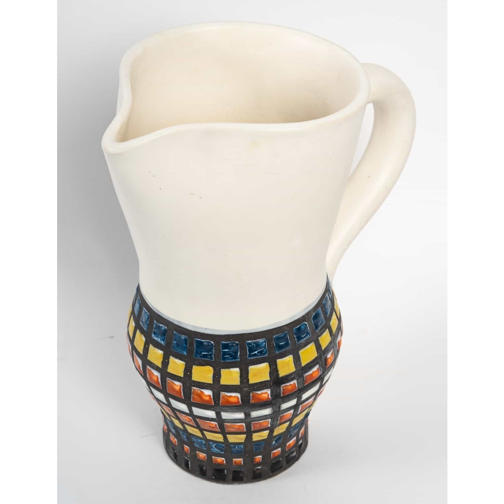 Carafe et verres de Roger Capron, XXème siècle