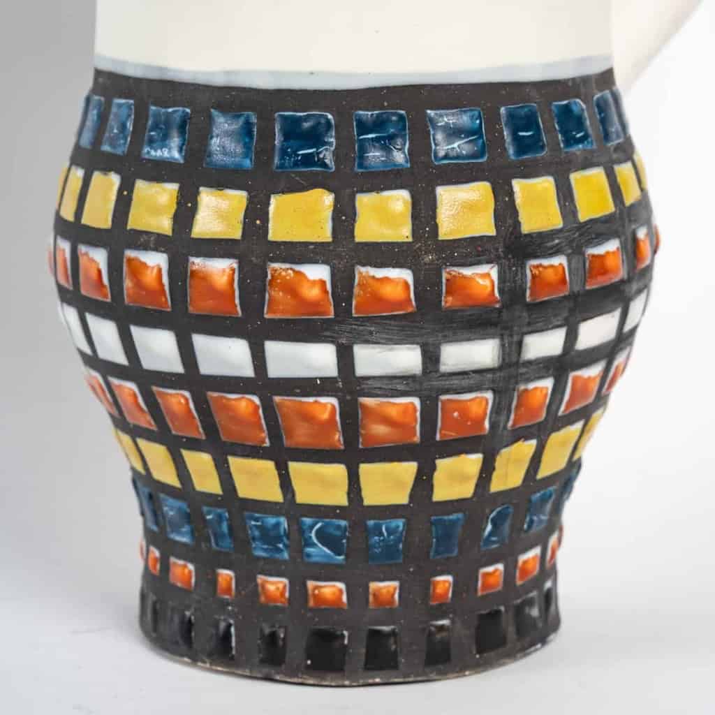 Carafe et verres de Roger Capron, XXème siècle