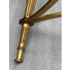 1950/70 Guéridon Bronze Doré Maison Jansen Ou Maison Charles Plateau Marbre Vert De Mer Avec Entretoise Triangulaire | Biron 1950/70 Guéridon Bronze Doré Maison Jansen Ou Maison Charles Plateau Marbre Vert De Mer Avec Entretoise Triangulaire