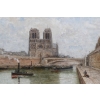Frank Boggs Ecole Américaine 19è Paris Notre Dame La Seine Huile Sur Toile Signée Datée Située Certificat d’authenticité | Biron Frank Boggs Ecole Américaine 19è Paris Notre Dame La Seine Huile Sur Toile Signée Datée Située