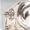 ORFEVRE Cardeilhac – Saucière sur son plateau en argent modèle fer de lance et mascarons XIXe | Biron Cardeilhac – Saucière sur son plateau en argent modèle fer de lance MASCARONS XIXe