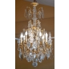 Grand Lustre De Style Louis XV En Cristal Et Bronze Doré. Circa 1900 | Biron ||||||||||
