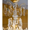 Grand Lustre De Style Louis XV En Cristal Et Bronze Doré. Circa 1900 | Biron Grand Lustre De Style Louis XV En Cristal Et Bronze Doré. Circa 1900