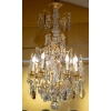 Grand Lustre De Style Louis XV En Cristal Et Bronze Doré. Circa 1900 | Biron Grand Lustre De Style Louis XV En Cristal Et Bronze Doré. Circa 1900
