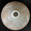 Vase « Plumes » verre opalescent double couche patiné sépia de René LALIQUE | Biron Vase "Plumes" verre opalescent double couche patiné sépia de René LALIQUE