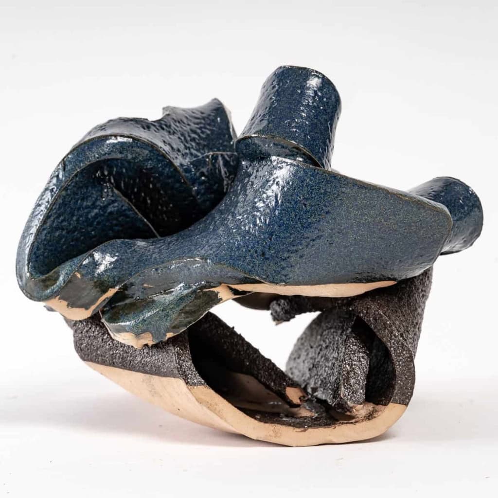 Sculpture n°2 en grès bleu porphyre par Pierre Tual (1941) | Biron Sculpture n°2 en grès bleu porphyre par Pierre Tual (1941)