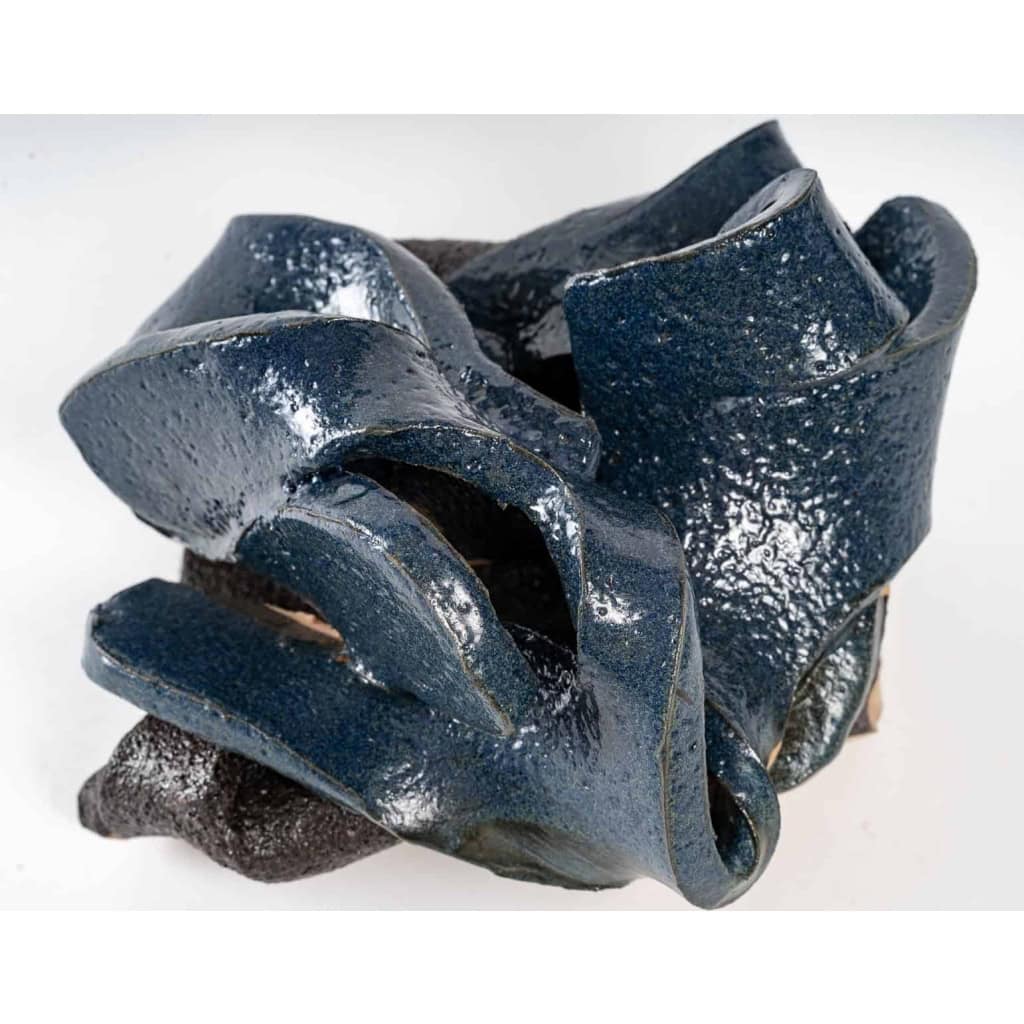 Sculpture n°2 en grès bleu porphyre par Pierre Tual (1941) | Biron Sculpture n°2 en grès bleu porphyre par Pierre Tual (1941)
