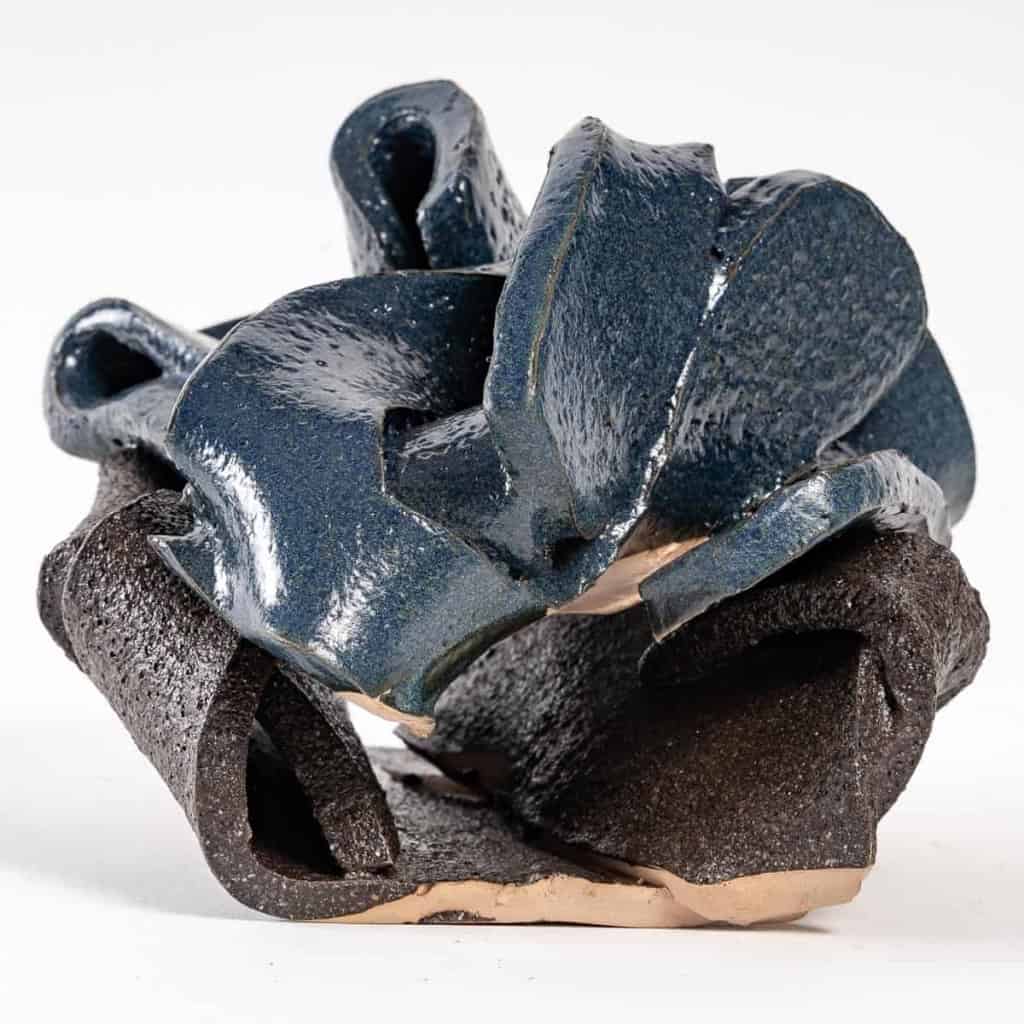 Sculpture n°2 en grès bleu porphyre par Pierre Tual (1941) | Biron Sculpture n°2 en grès bleu porphyre par Pierre Tual (1941)