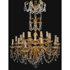 Lustre cristal et bronze XIXeme, | Biron ||||||||||