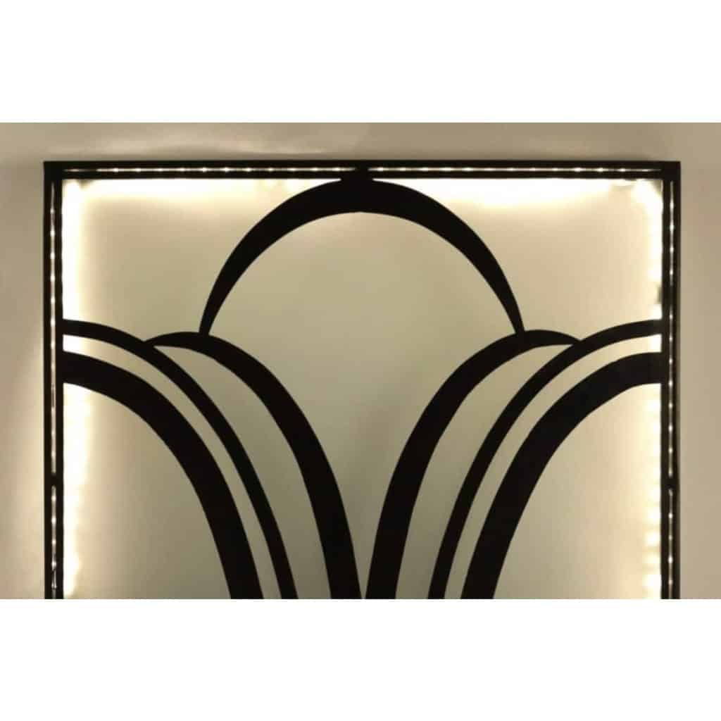 Grande paire d’appliques en fer forgé 1950 | Biron Grande paire d'appliques en fer forgé 1950