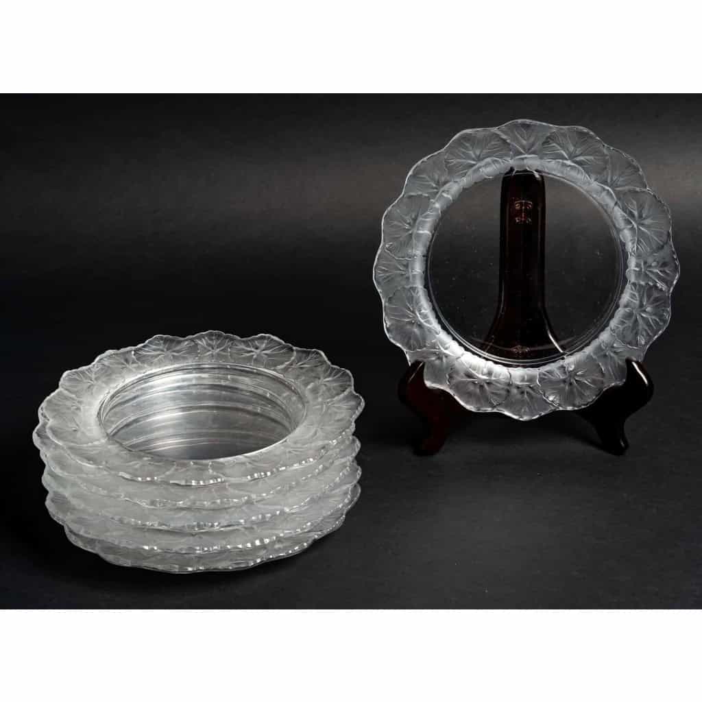 Lalique France 15 Assiettes Modèle « Honfleur » | Biron ||||||||