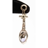 Pendants d’oreille en platine serties de diamants | Biron Pendants d'oreille en platine serties de diamants