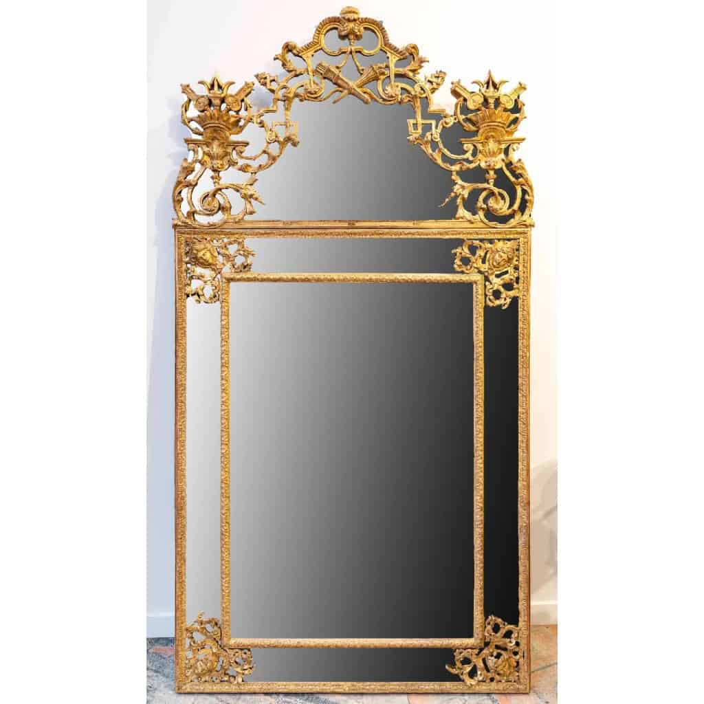Exceptionnel miroir à parclose d’époque Louis XIV, Fin XVIIème siècle | Biron ||||||||