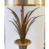 Maison Charles, Lampe « Roseau » En Bronze, Années 1970