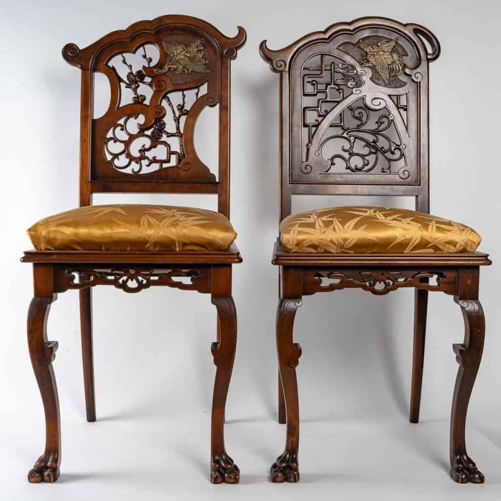 Paire de chaises d’inspiration Viardot | Biron Paire de chaises d'inspiration Viardot