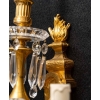 4 appliques signées, F.Barbedienne pour BACCARAT | Biron 4 appliques signées, F.Barbedienne pour BACCARAT