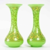 Rare ensemble d’opalines vert, XIXème | Biron Rare ensemble d'opalines vert, XIXème