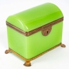 Rare ensemble d’opalines vert, XIXème | Biron Rare ensemble d'opalines vert, XIXème