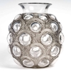 Vase « Antilopes » verre blanc patiné gris de René LALIQUE | Biron |||||||