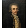 Huile sur toile "L'Homme à la Lettre"