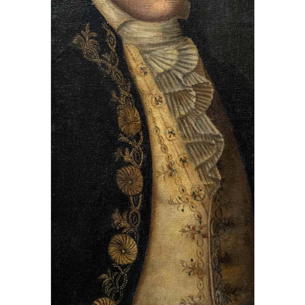 Huile sur toile "L'Homme à la Lettre"