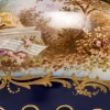 Vase en bronze et porcelaine, XIXème siècle