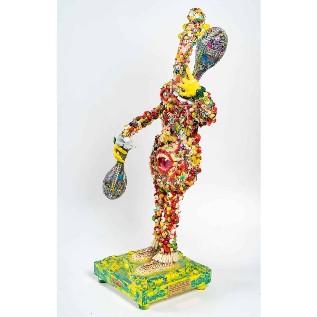 Sculpture « Le violon », en résine, XXème siècle | Biron Sculpture "Le violon", en résine, XXème siècle