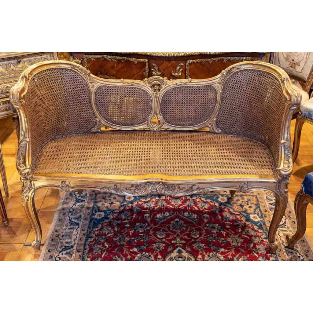 Banquette style Louis XV | Biron Banquette style Louis XV