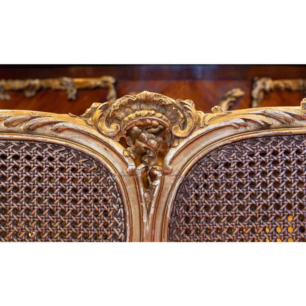 Banquette style Louis XV | Biron Banquette style Louis XV