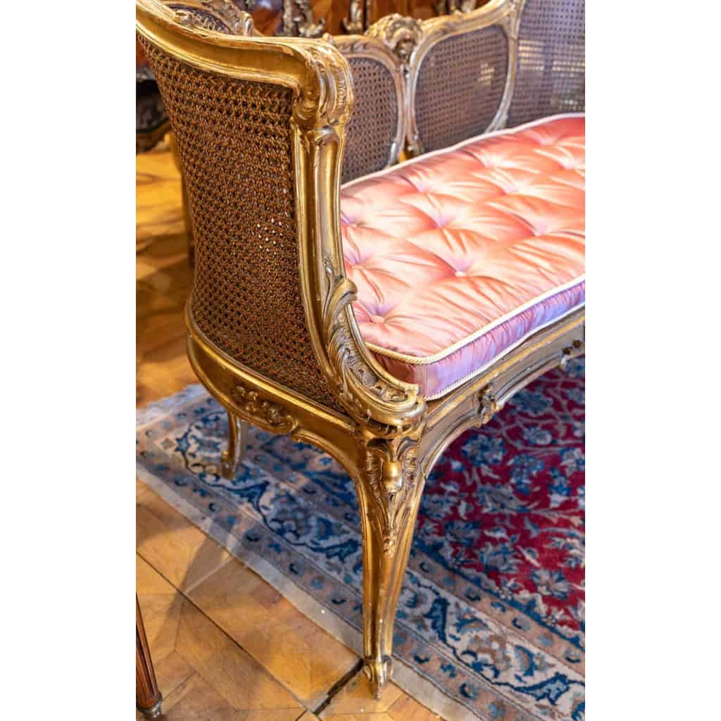 Banquette style Louis XV | Biron Banquette style Louis XV