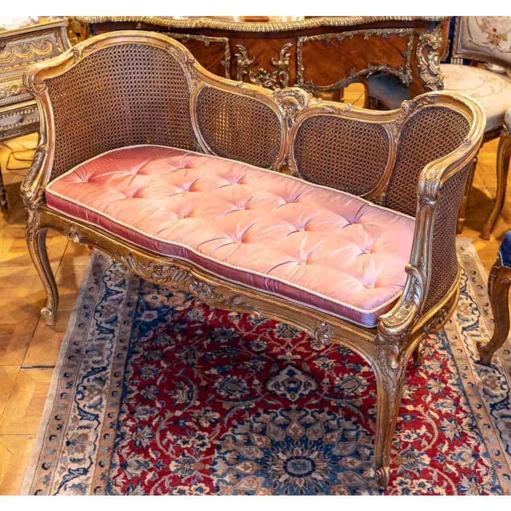 Banquette style Louis XV | Biron Banquette style Louis XV